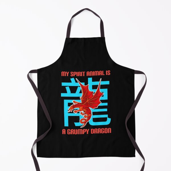 Item preview, My spirit animal is a grumpy dragon. designed and sold by Umiska.