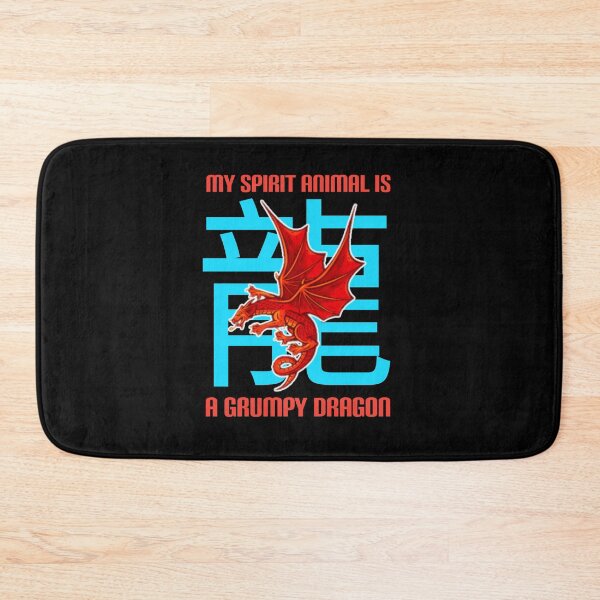 Item preview, My spirit animal is a grumpy dragon. designed and sold by Umiska.
