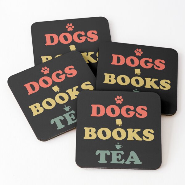 Item preview, Dogs books and tea designed and sold by iskapa.