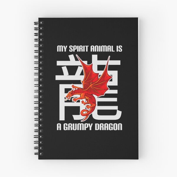 Item preview, My spirit animal is a grumpy dragon. designed and sold by Umiska.