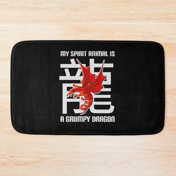 Item preview, My spirit animal is a grumpy dragon. designed and sold by Umiska.