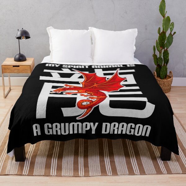 Item preview, My spirit animal is a grumpy dragon. designed and sold by Umiska.