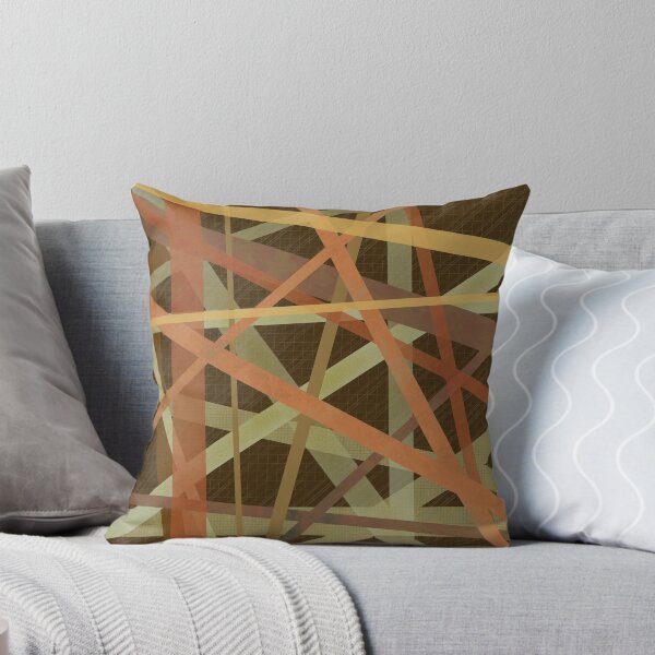 Item preview, Shades of Orange Lines Abstract Digital Art Design designed and sold by AMSonArt.