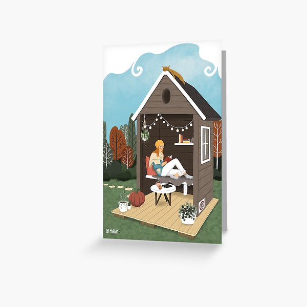 Autumn in my garden Greeting Card