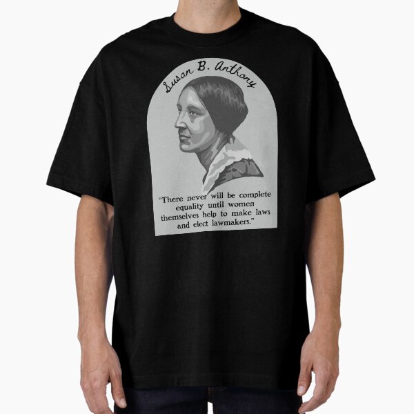 Vista previa del artículo con la obra «Retrato y cita de Susan B. Anthony», diseñado y vendido por Unhinged Heather.