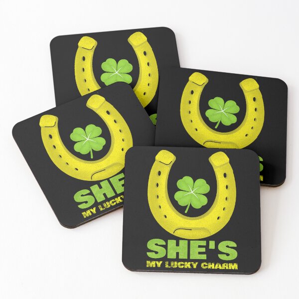Item preview, She's My Lucky Charm, St Patrick's Day Design For Couples designed and sold by adamtepl.