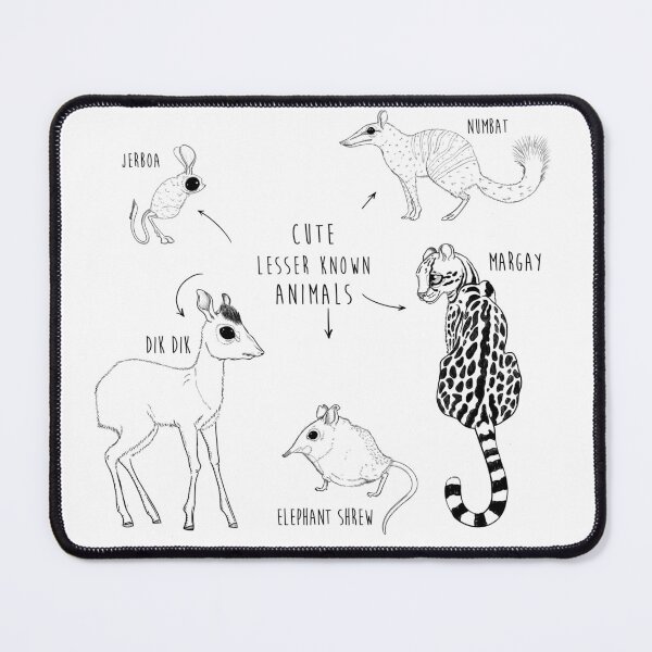Item preview, Cute Lesser Known Animals International designed and sold by Jaimie C..