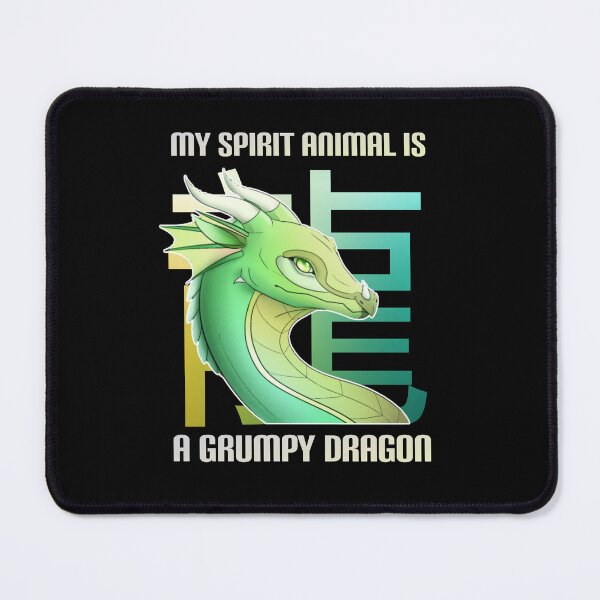 Item preview, My spirit animal is a grumpy dragon. designed and sold by Umiska.