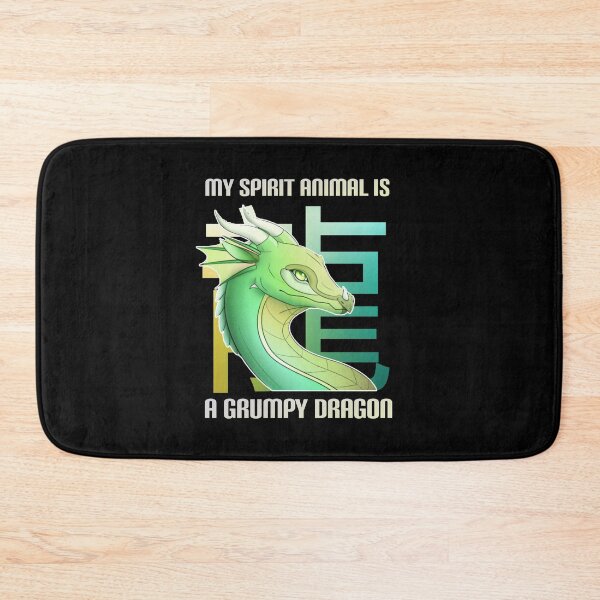 Item preview, My spirit animal is a grumpy dragon. designed and sold by Umiska.