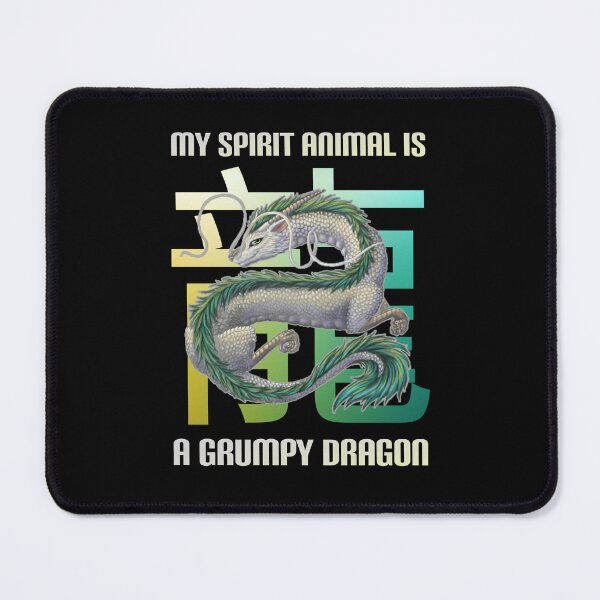 Item preview, My spirit animal is a grumpy dragon. designed and sold by Umiska.