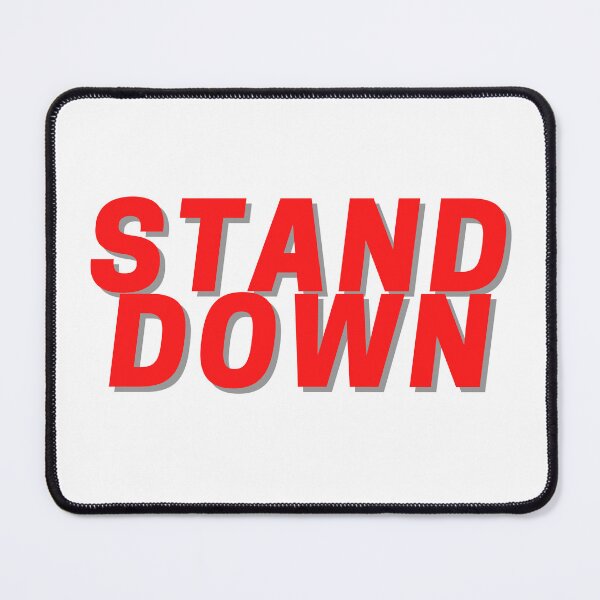 Item preview, Red Stand Down  designed and sold by weandthem.