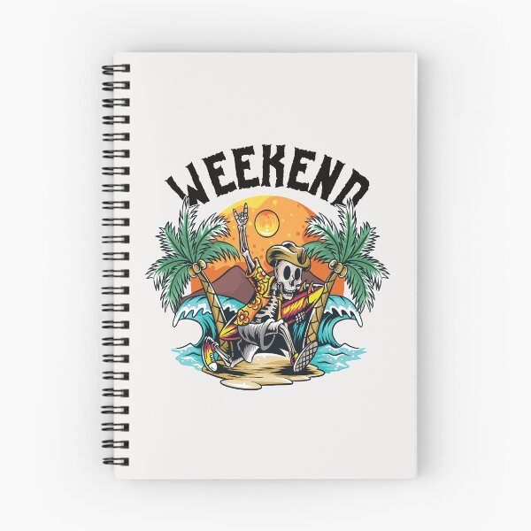 Item preview, Skeleton surfing and looking forward to the weekend designed and sold by ReneMM.