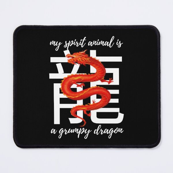 Item preview,  My spirit animal is a grumpy dragon. designed and sold by Umiska.