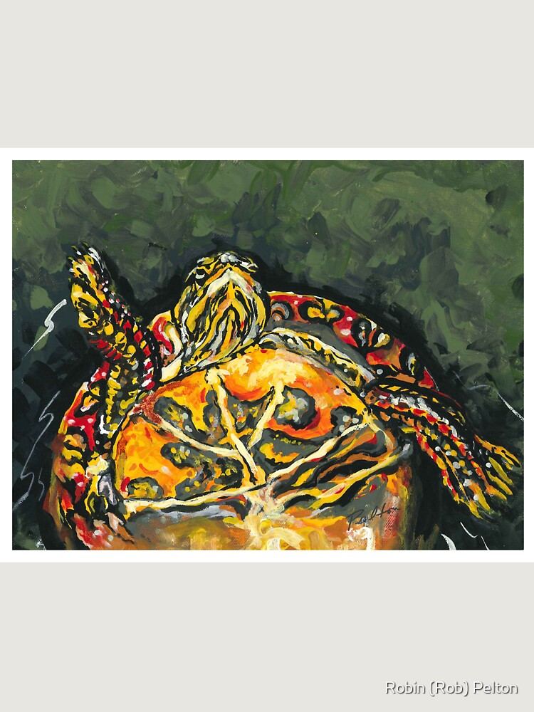 Thumbnail 6 of 6, Premium Oversized Sweatshirt, Michigan Painted Turtle designed and sold by ROBINPELTON.
