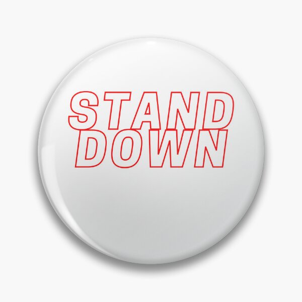 Item preview, Red And White Stand Down designed and sold by weandthem.