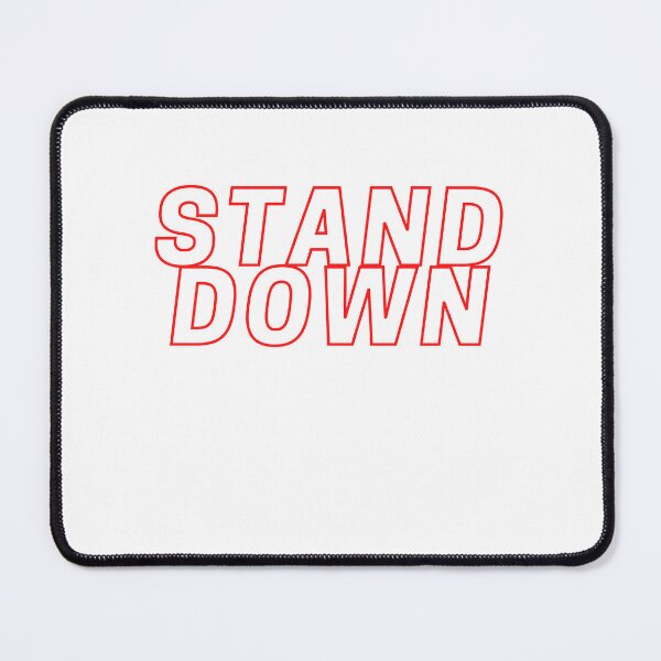 Item preview, Red And White Stand Down designed and sold by weandthem.