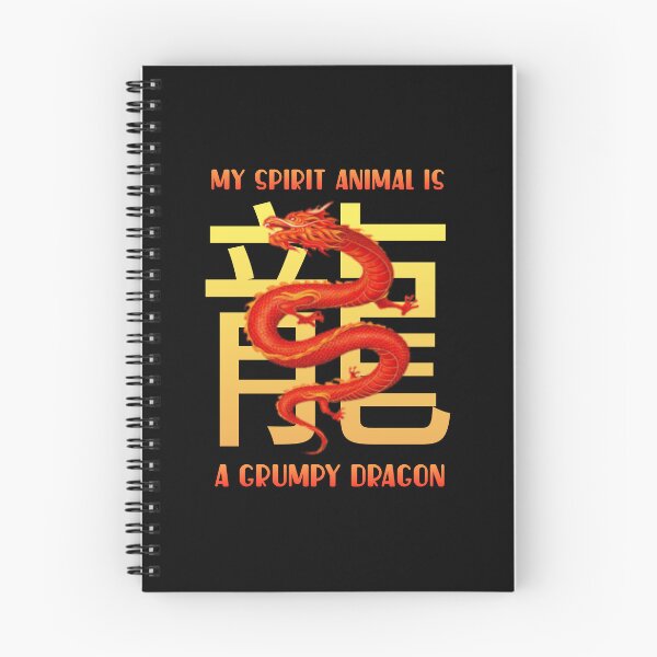 Item preview, My spirit animal is a grumpy dragon. designed and sold by Umiska.