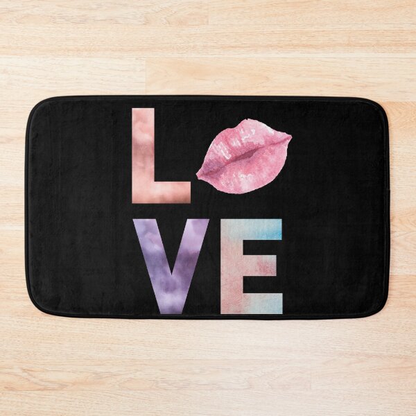 Item preview, Love Text wattercolors shirt designed and sold by Dunn Designs.