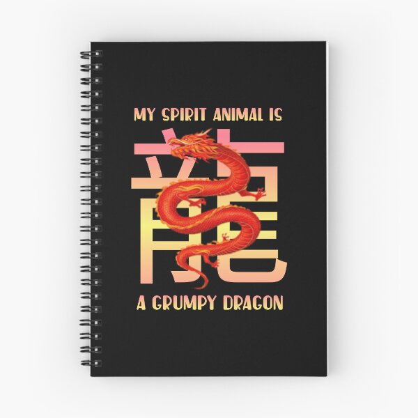Item preview,  My spirit animal is a grumpy dragon. designed and sold by Umiska.