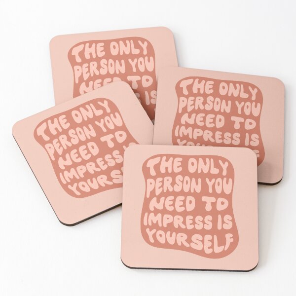 Item preview, Impress Yourself Positive Affirmation Pink & Red designed and sold by bykirstco.