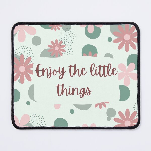 Item preview, Enjoythelittlethings, inspirational life quote and cute floral design ( colour palette,color palete designed and sold by Sanaura.