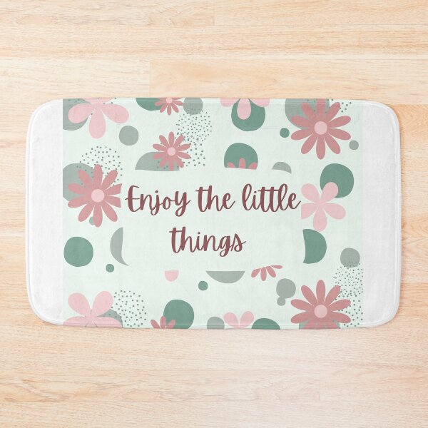 Item preview, Enjoythelittlethings, inspirational life quote and cute floral design ( colour palette,color palete designed and sold by Sanaura.