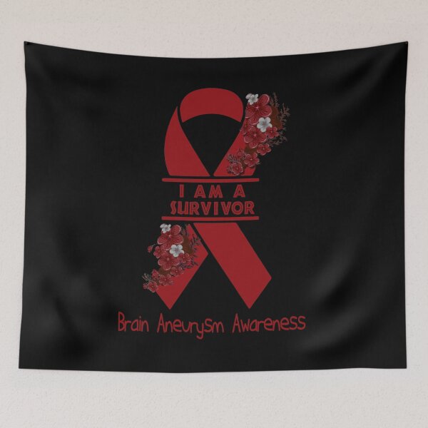 Item preview, I Am A Suvivor Ribbon Brain Aneurysm Awareness designed and sold by heppenp.
