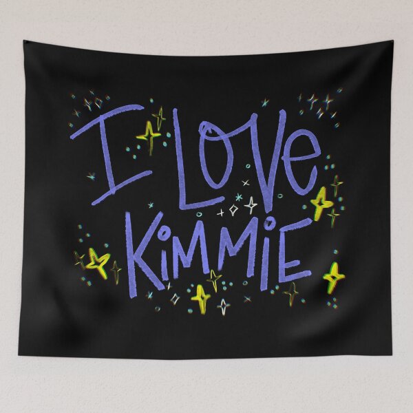 Item preview, I LOVE KIMMIE NAME PURPLE designed and sold by GIVENGRACE.ART.