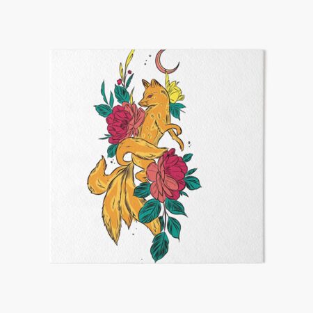 Item preview, flower fox designed and sold by Scopestor.