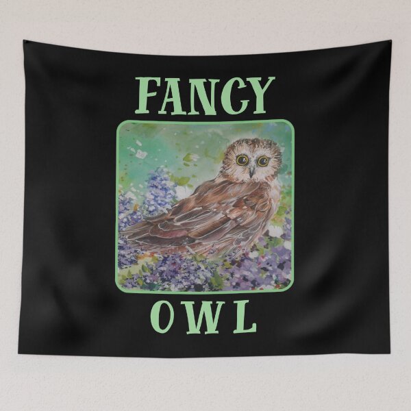 Item preview, Fancy owl . designed and sold by Umiska.