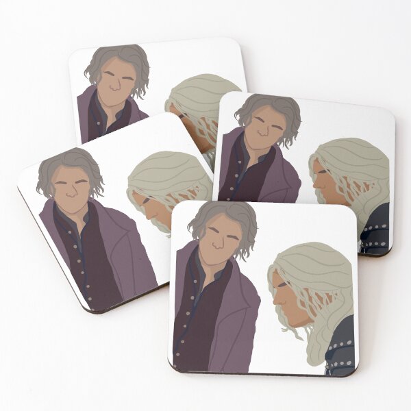 Item preview, Minimalist Geralt & Jaskier designed and sold by HistoricalNerdy.