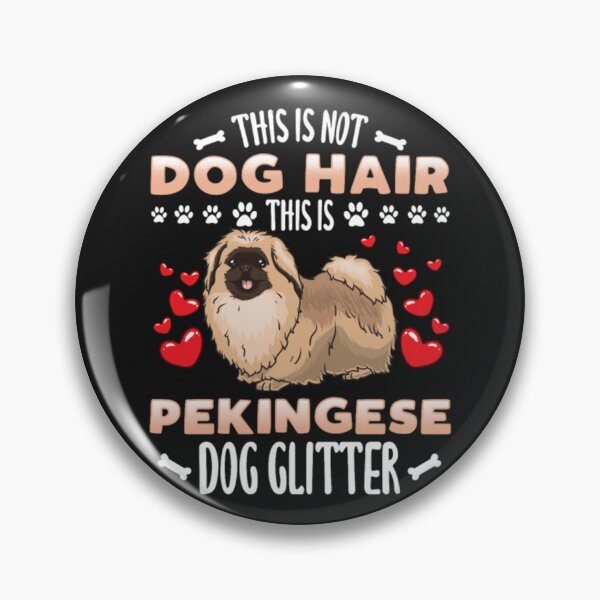 Item preview, Pekingese Dog hair glitter owner designed and sold by ClamenTaon.