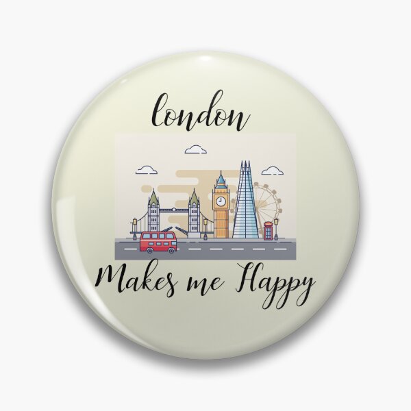 Item preview, London Makes Me Happy - London England designed and sold by Sugar-Magnolia.