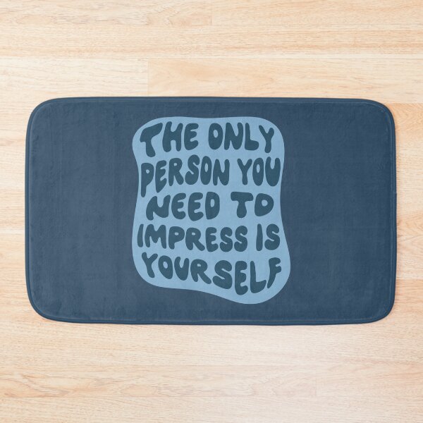 Item preview, Impress Yourself Positive Affirmation Blue designed and sold by bykirstco.