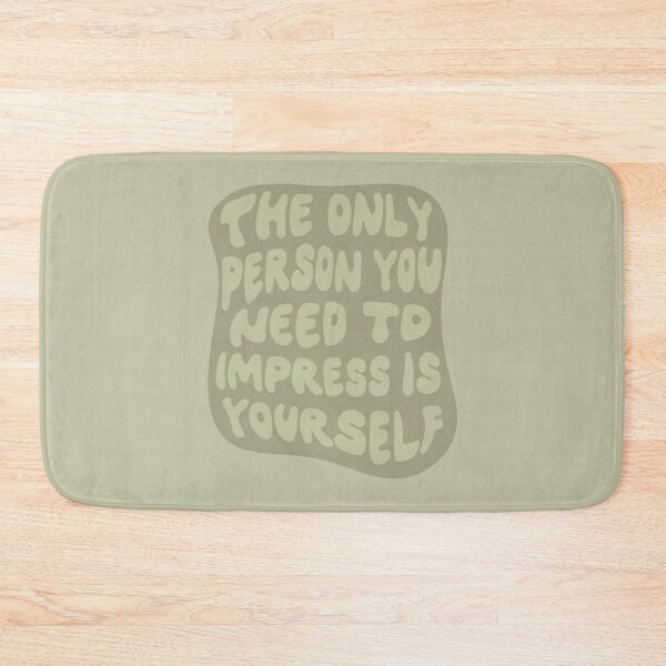 Item preview, Impress Yourself Positive Affirmation Sage Green designed and sold by bykirstco.