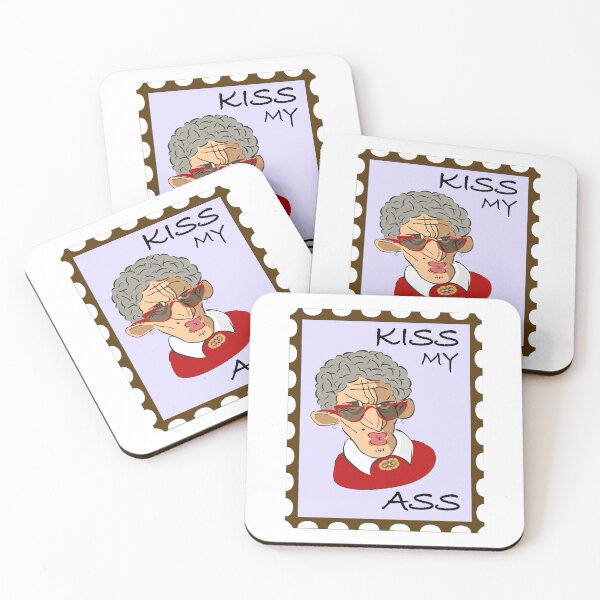 Item preview, Cool Old Lady - Kiss my Ass! designed and sold by YassOrNope.