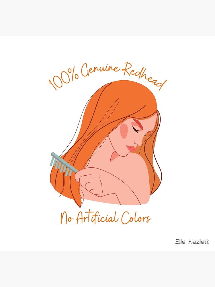 100% Authentic Redhead Art Print for Sale by Elle Hazlett