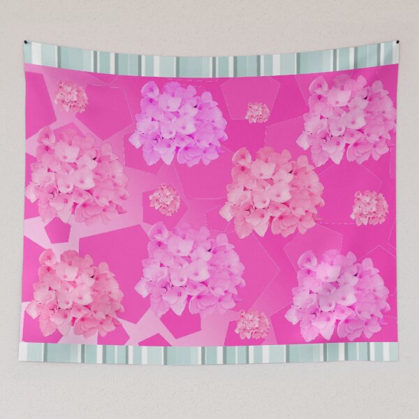 Item preview, Pink Hydrangea Floral Pattern designed and sold by Designsbyshell.