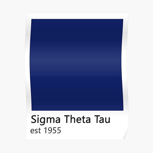 "Sigma Theta Tau Varient" Poster by CatObscura Redbubble