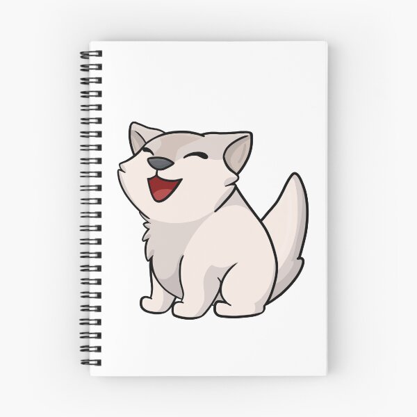 Artikelvorschau, Arktischer Wolf Chibi entworfen und verkauft von Mobolite.