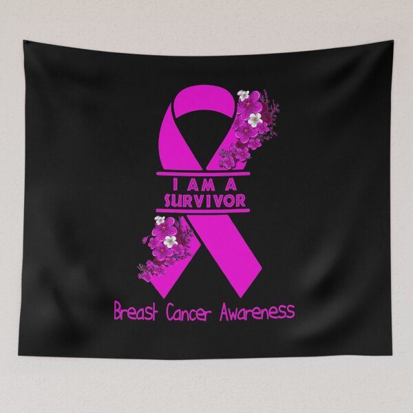 Item preview, I Am A Suvivor Ribbon BREAST CANCER Awareness designed and sold by heppenp.
