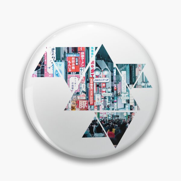 Item preview, Abstract Neon Lights in a Night at Shibuya Tokyo City designed and sold by MightyTeesInc.