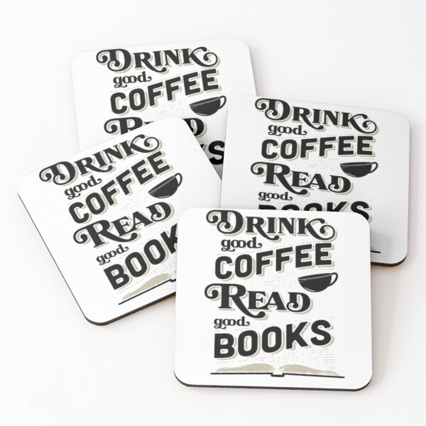 Item preview, DRINK good COFFEE READ good BOOKS designed and sold by ShopSmile57.