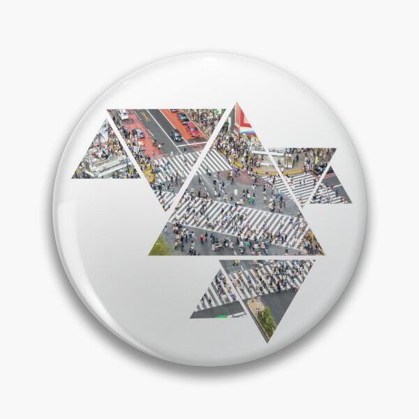 Item preview, Abstract Busy Cross Walk In Shibuya Square Tokyo City designed and sold by MightyTeesInc.