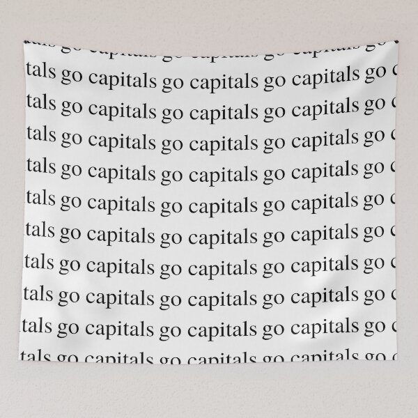 Item preview, go capitals  designed and sold by delborg.