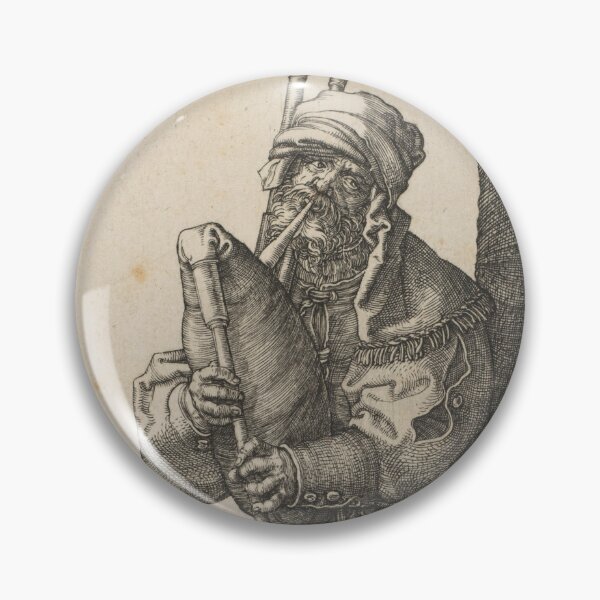 Item preview, The Bagpiper by Albrecht Dürer designed and sold by ExclusiveKitsch.