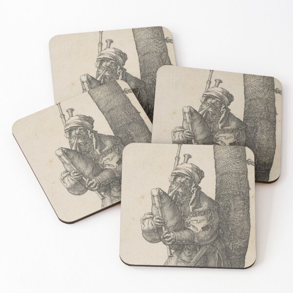 Item preview, The Bagpiper by Albrecht Dürer designed and sold by ExclusiveKitsch.