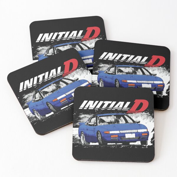 Item preview, Initial D - Mountain Drift Racing Tandem s13 sylvia Impact blue Mako designed and sold by cowtownCOWBOY.