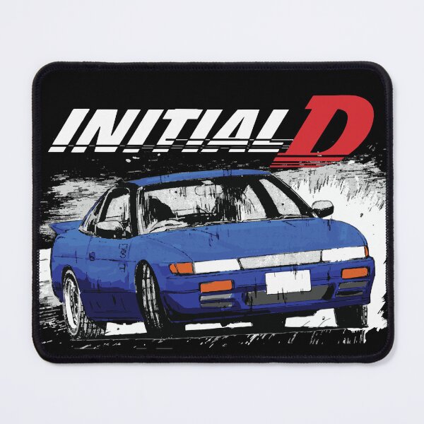Item preview, Initial D - Mountain Drift Racing Tandem s13 sylvia Impact blue Mako designed and sold by cowtownCOWBOY.