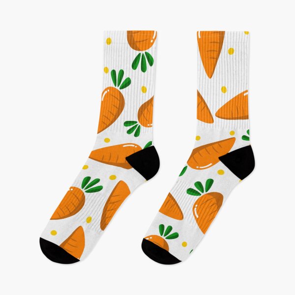 Item preview, Cute Carrot Pattern Veganuary designed and sold by Draculaura2009.